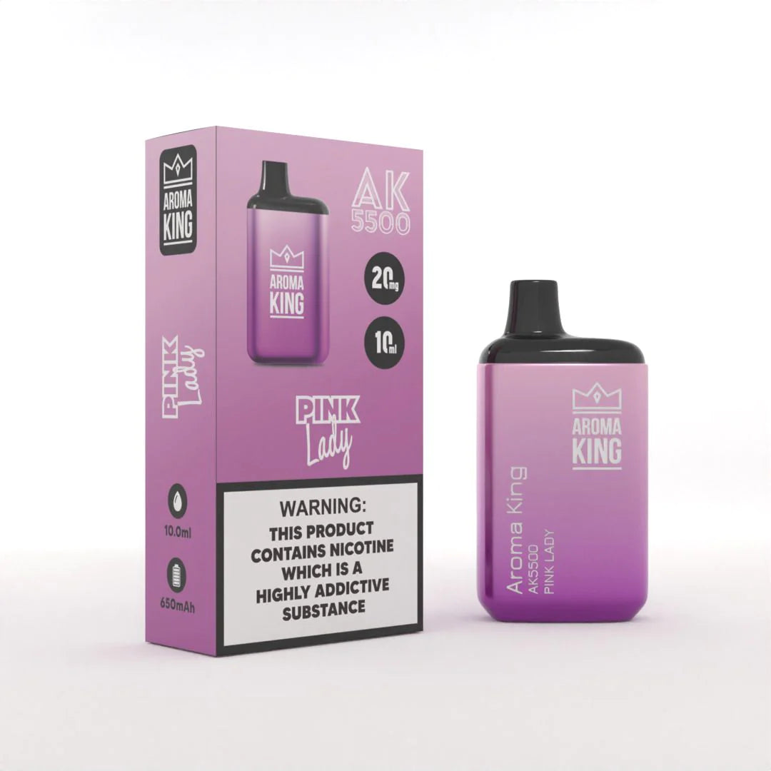 Pink Lady Aroma King AK5500 Puff 0mg Nicotine Disposable Vape