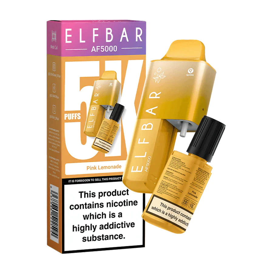 Pink Lemonade Elf Bar AF5000 Disposable Vape Kit