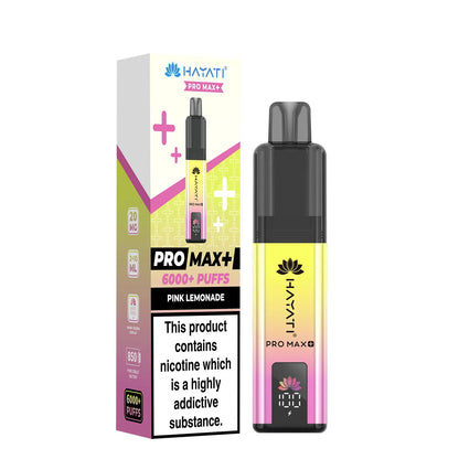 Pink Lemonade Flavour Hayati Pro Max Plus 6000 Puff Vape