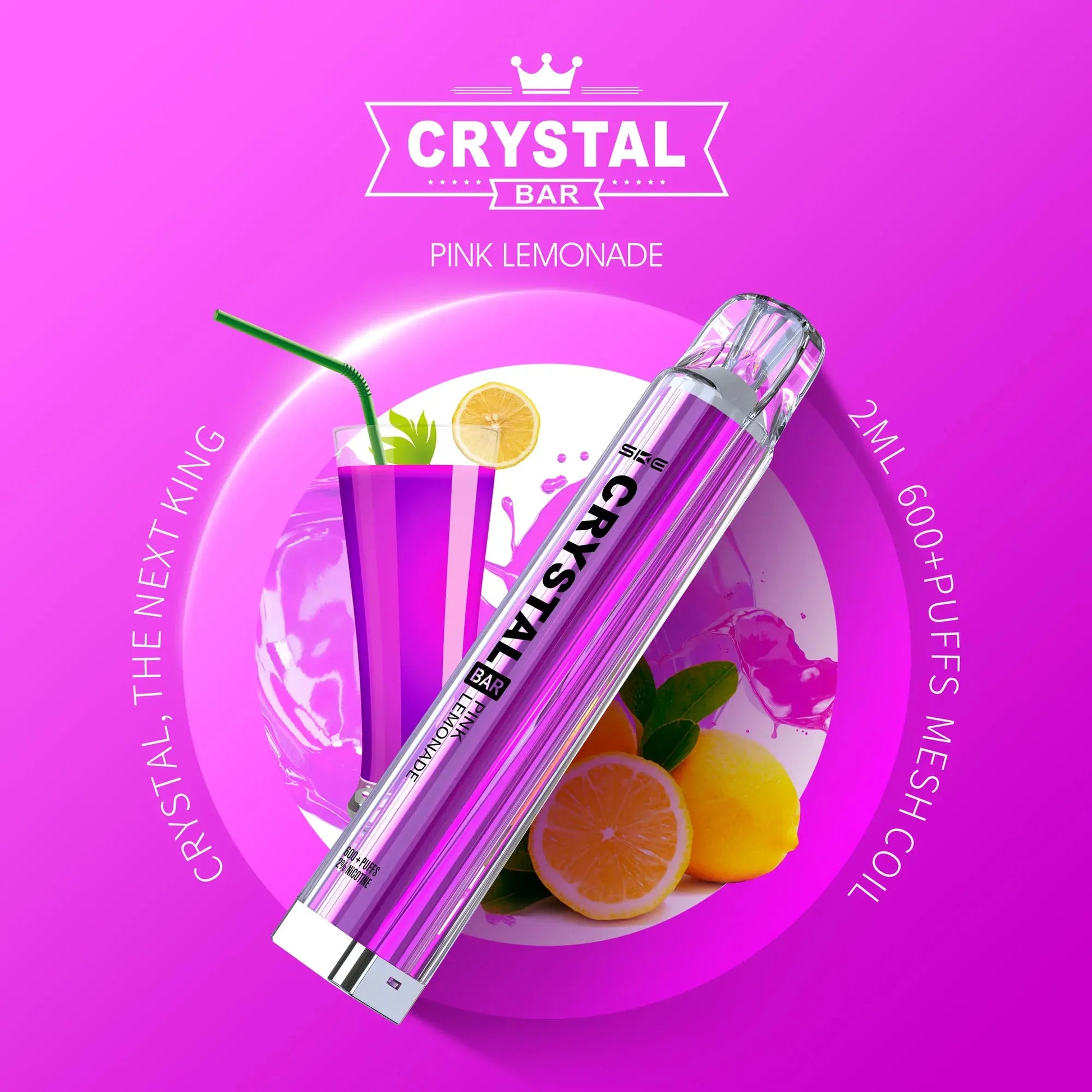 SKE Crystal 600 Puff Disposable Vape (6861487177831)