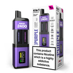 Load image into Gallery viewer, Purple Edition Vape Bars Angel 4in1 2400 Puff Disposable Vape
