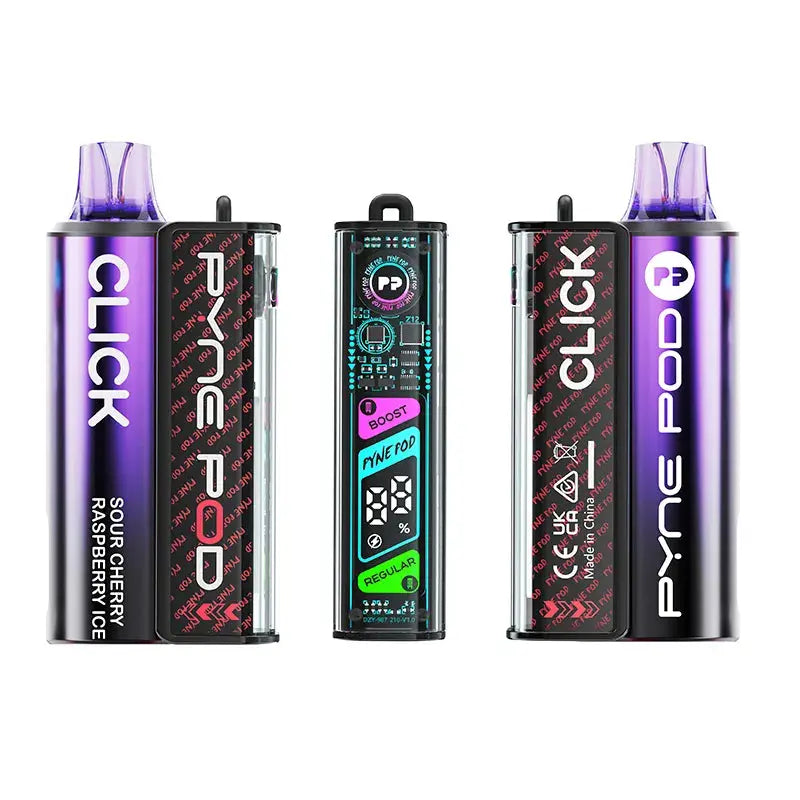 Pyne Pod Click 10K Sour Cherry Raspberry Ice Boost Regular