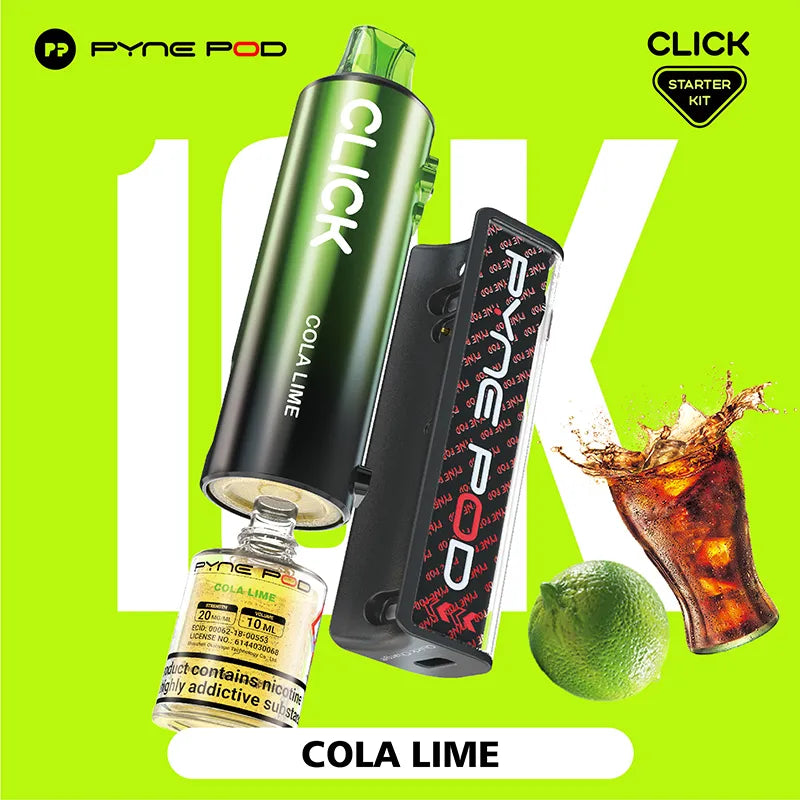 Pyne Pod Click 10K Cola Lime Flavour