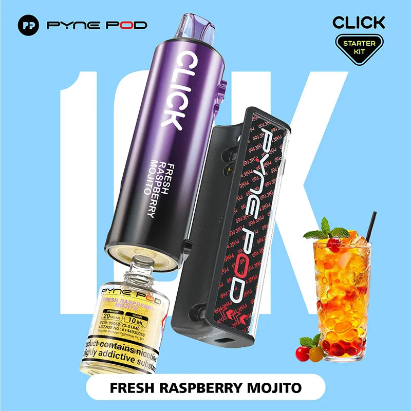 Pyne Pod Click 10K Fresh Raspberry Mojito