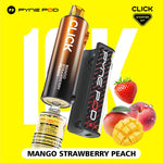 Load image into Gallery viewer, Pyne Pod Click 10K Mango Strawberry Peach Flavour
