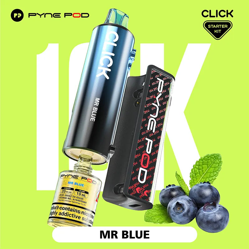 Pyne Pod Click 10K Mr Blue Flavour