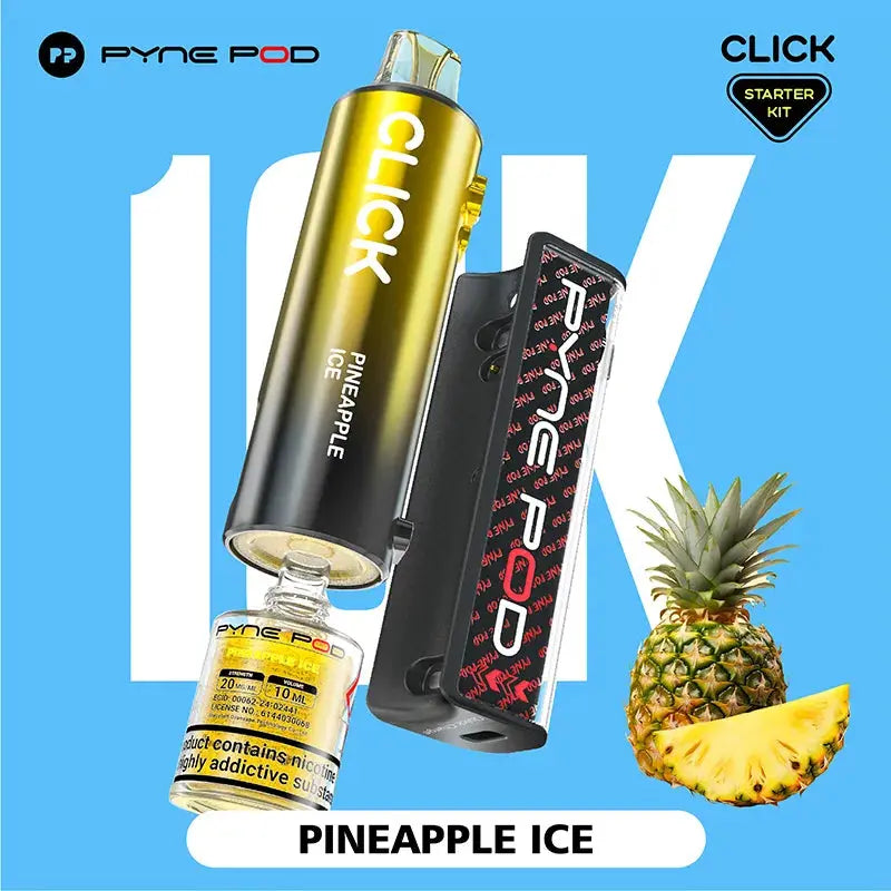 Pyne Pod Click 10K Pineapple Ice Flavour