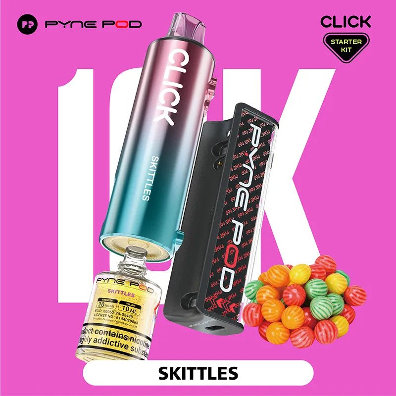 Pyne Pod Click 10K Skittles Flavour