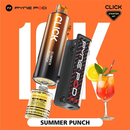 Pyne Pod Click 10K Summer Punch Flavour