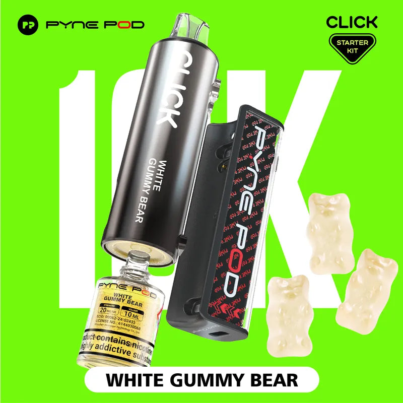 Pyne Pod Click 10K White Gummy Bear Flavour