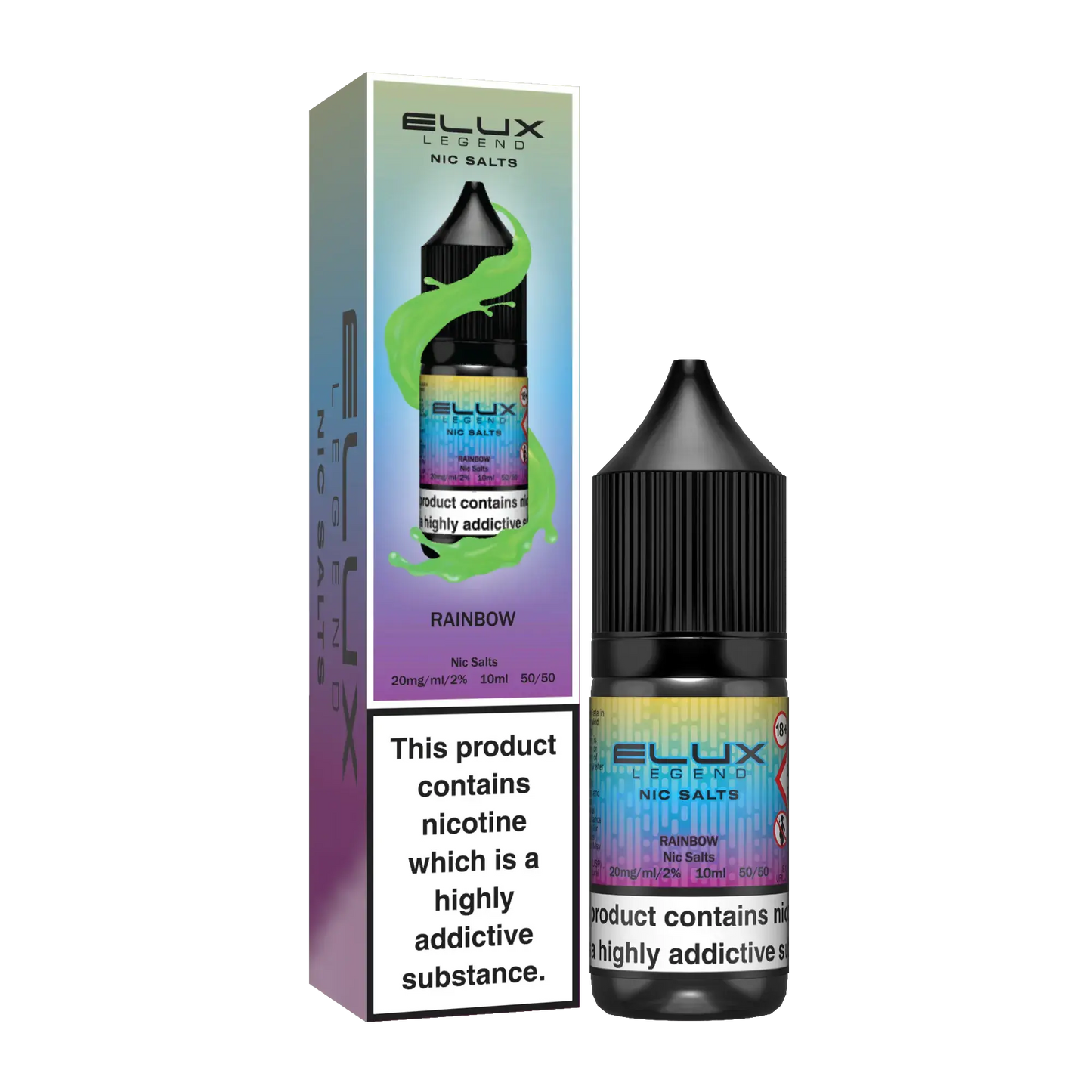 Rainbow 20mg Elux Legend Nic Salt (6861576274023)