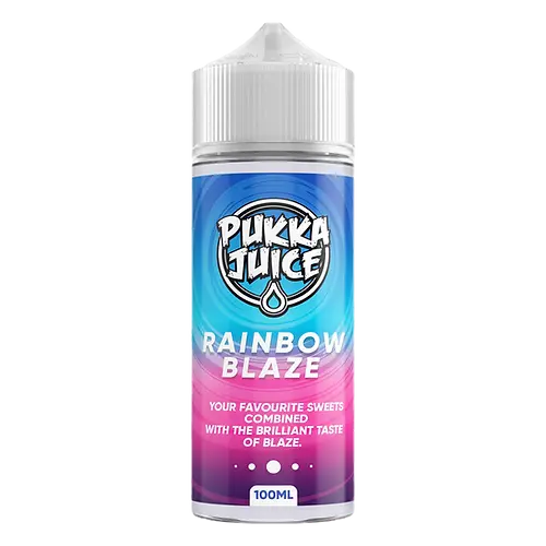 Pukka Juice Rainbow Blaze E Liquid 100ml Shortfill  70VG/30PG