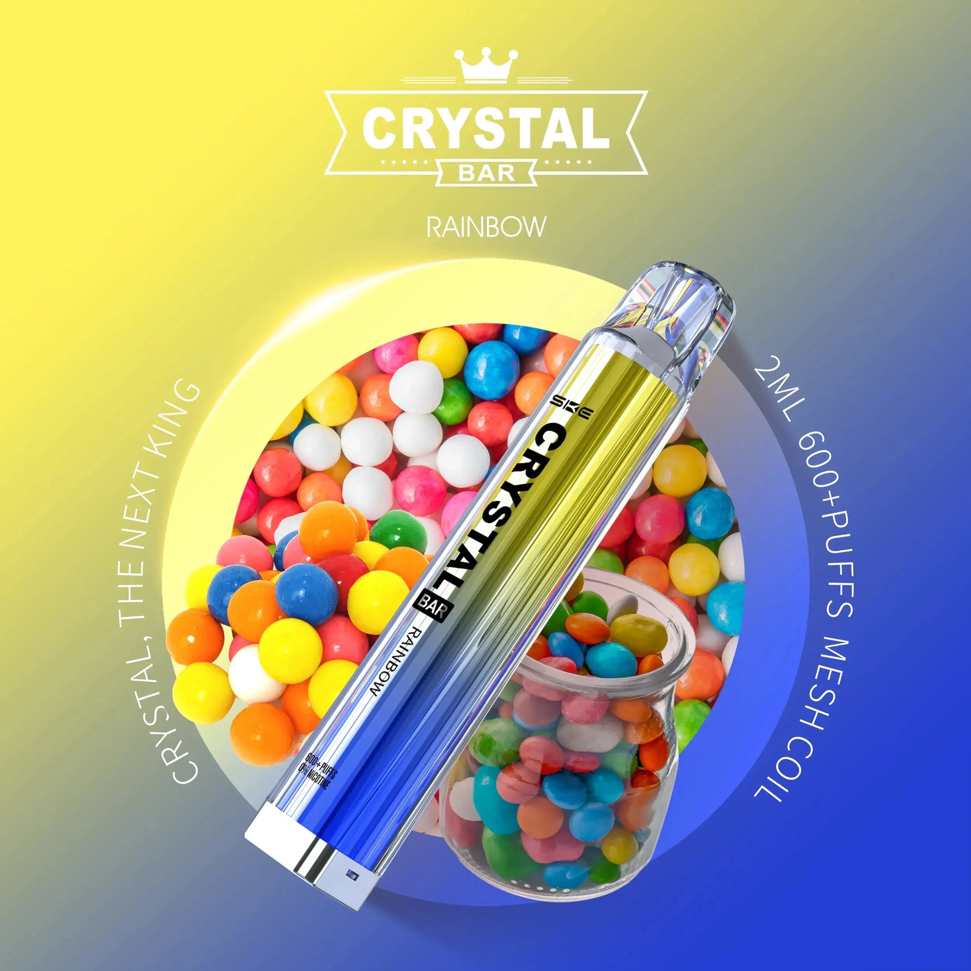 SKE Crystal 600 Puff Disposable Vape (6861487177831)
