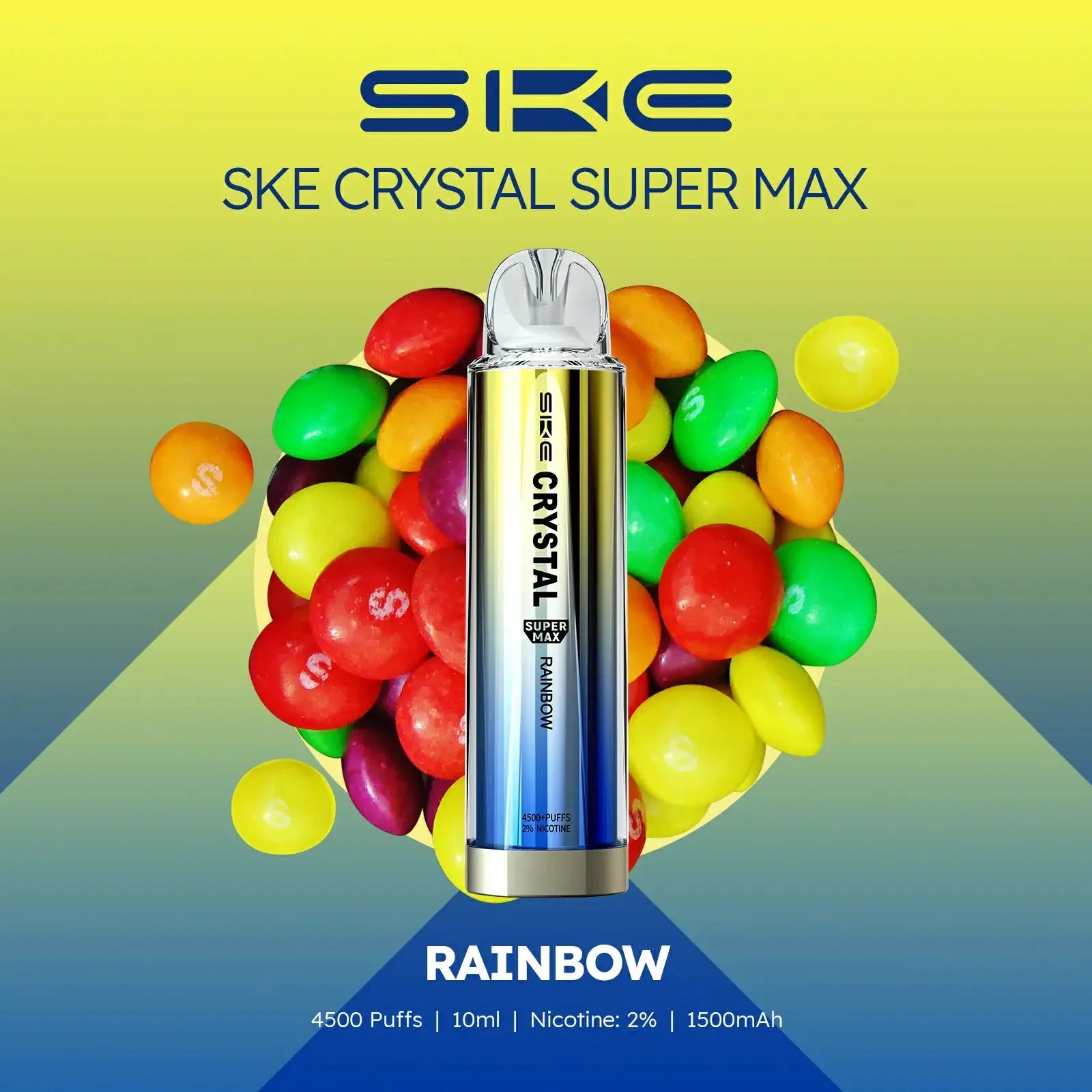 SKE Crystal Supermax 4500 Puff Disposable Vape (6871122083943)