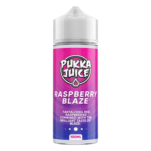 Pukka Juice Raspberry Blaze E Liquid 100ml Shortfill  70VG/30PG