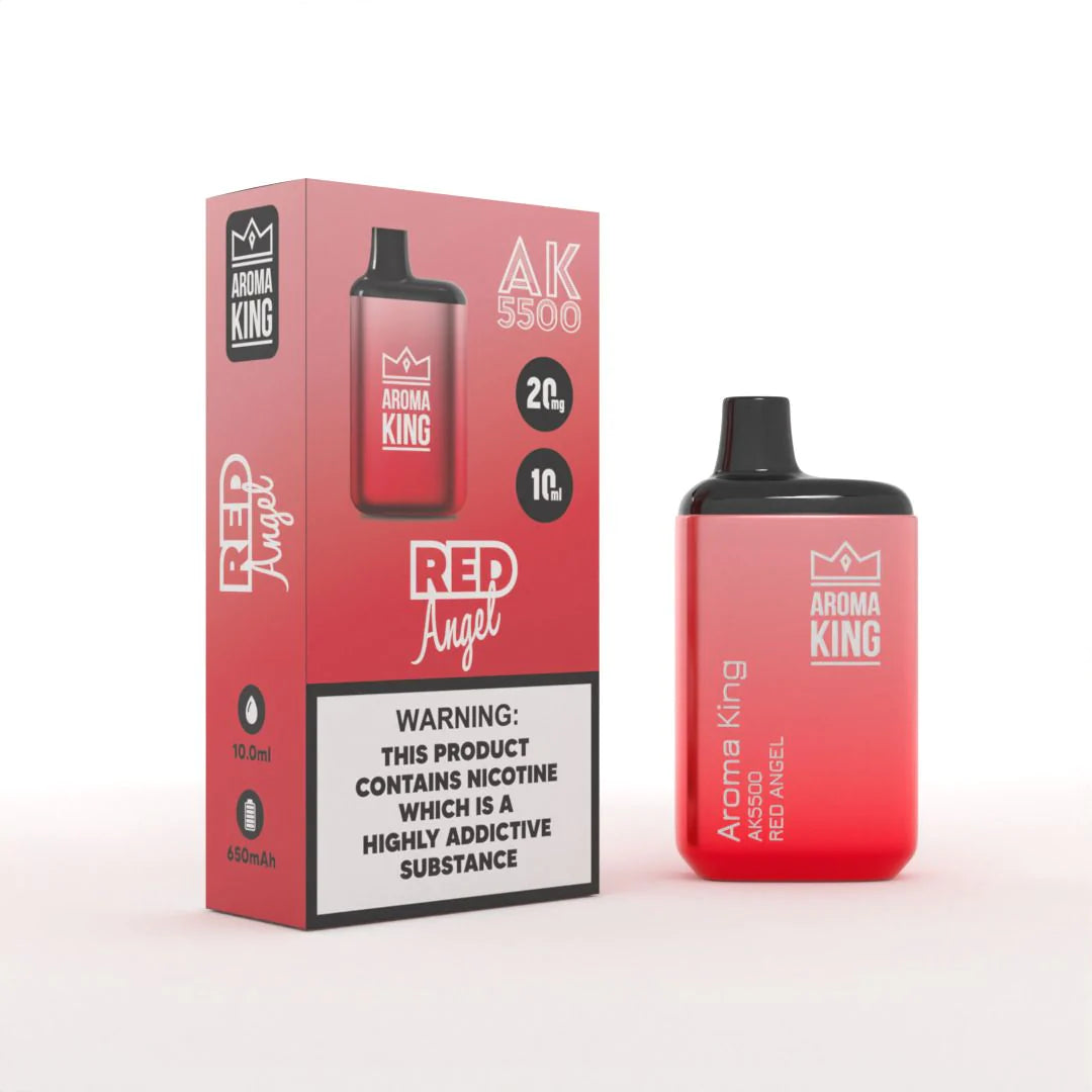 Red Angel Aroma King AK5500 Puff 0mg Nicotine Disposable Vape