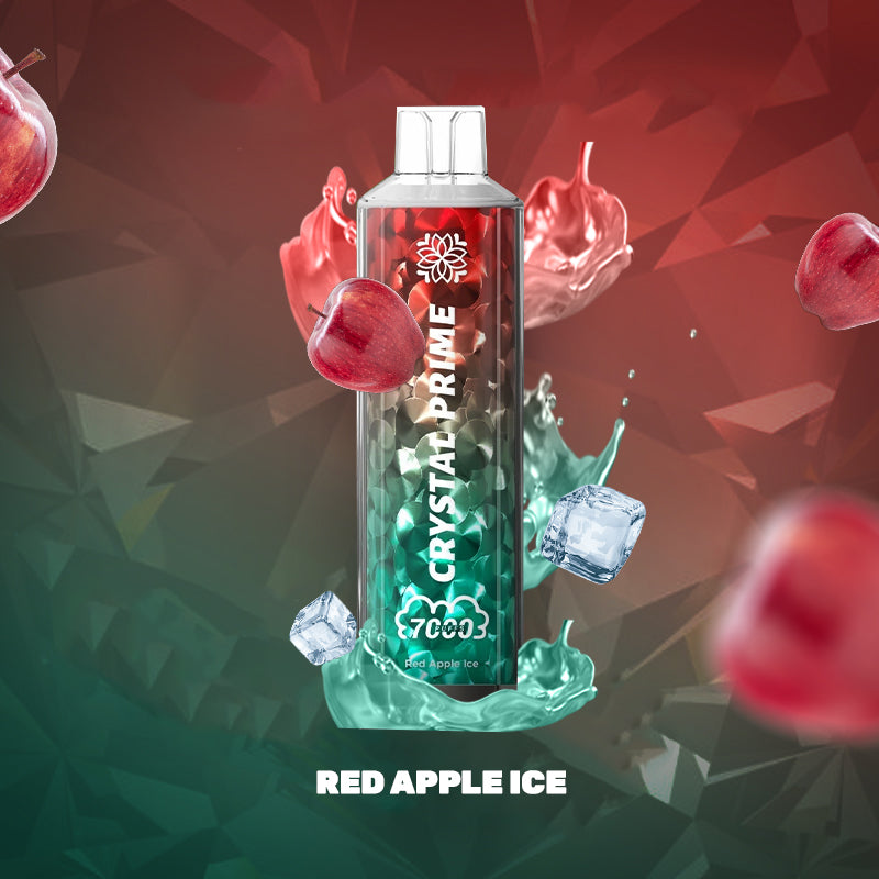 Red Apple Ice Crystal Prime 7000 Disposable Vape