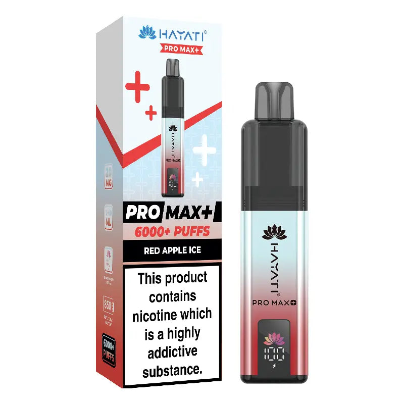 Red Apple Ice Flavour Hayati Pro Max Plus 6000 Puff Prefilled Pod Kit