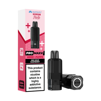 Red sour raspberry Flavour Hayati Pro Max Plus 6000 Refill Pod
