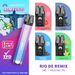 Load image into Gallery viewer, Rio De Remix Hayati Remix 2400 Puff 4in1 Disposable Vape Kit
