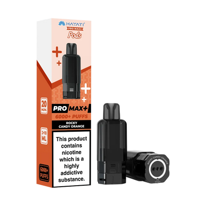 Rocky Candy Orange Flavour Hayati Pro Max 6000 Replacement Pod