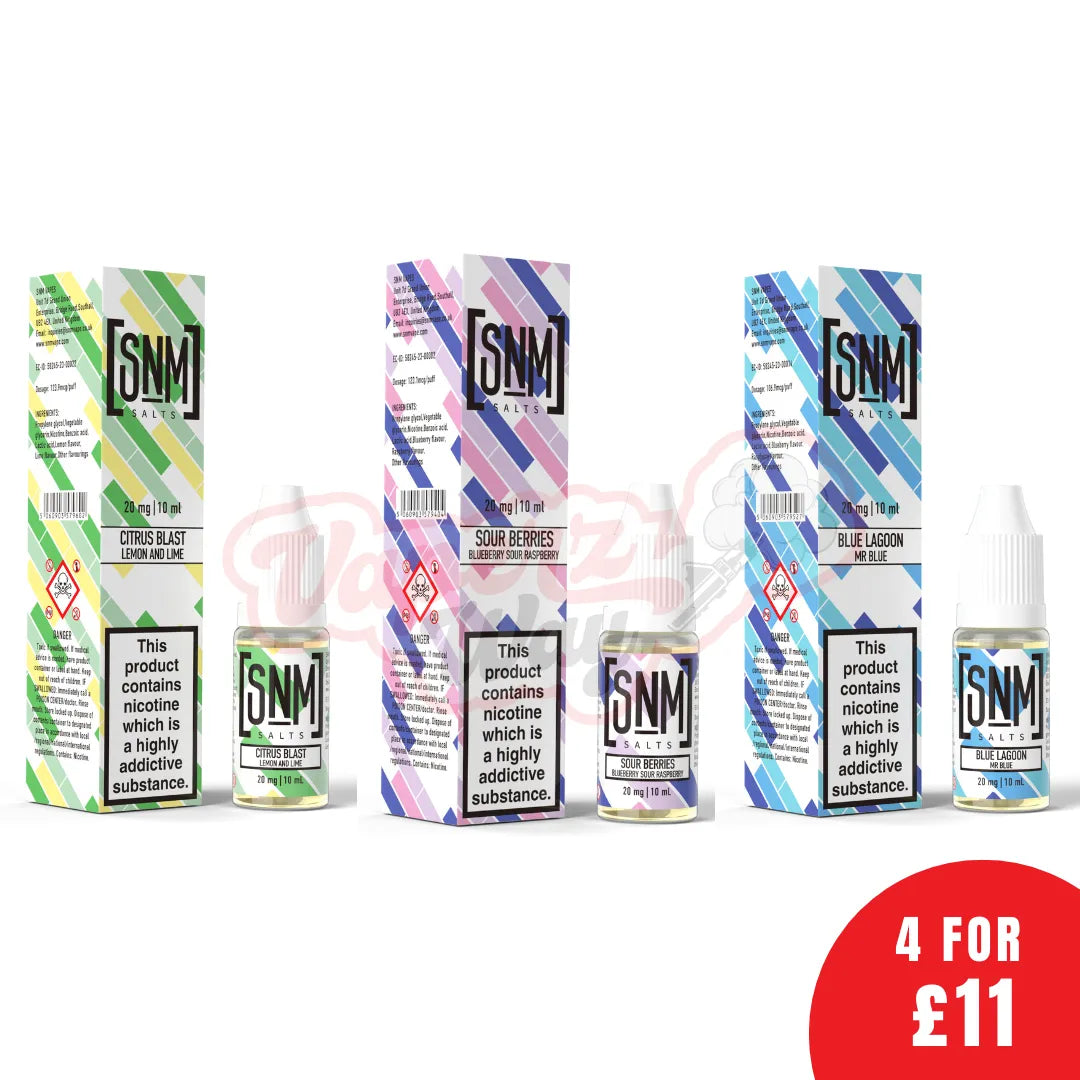 SNM Nic Salts E-Liquids