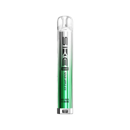 Sour Apple Ice Flavour SKE Crystal Bar 600 puff prefilled pod kit