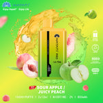 Load image into Gallery viewer, Sour Apple / Juicy Peach Hayati Pro Ultra 15K Puff Disposable Vape
