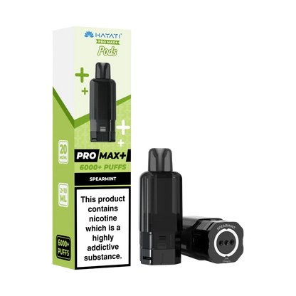 Spearmint Flavour Hayati Pro Max Plus 6000 Pre-Filled Replacement Pods