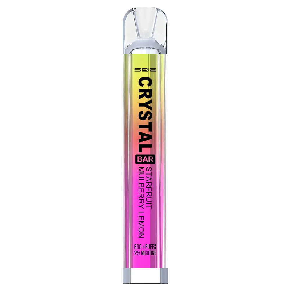 Starfruit Mulberry Lemon SKE Crystal 600 Puff Disposable Vape (6861487177831)