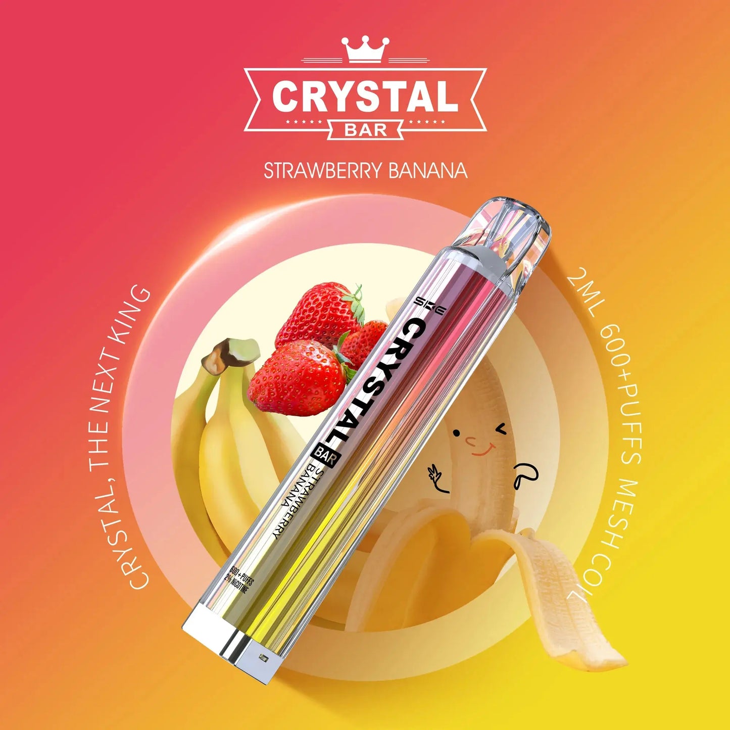 SKE Crystal 600 Puff Disposable Vape (6861487177831)