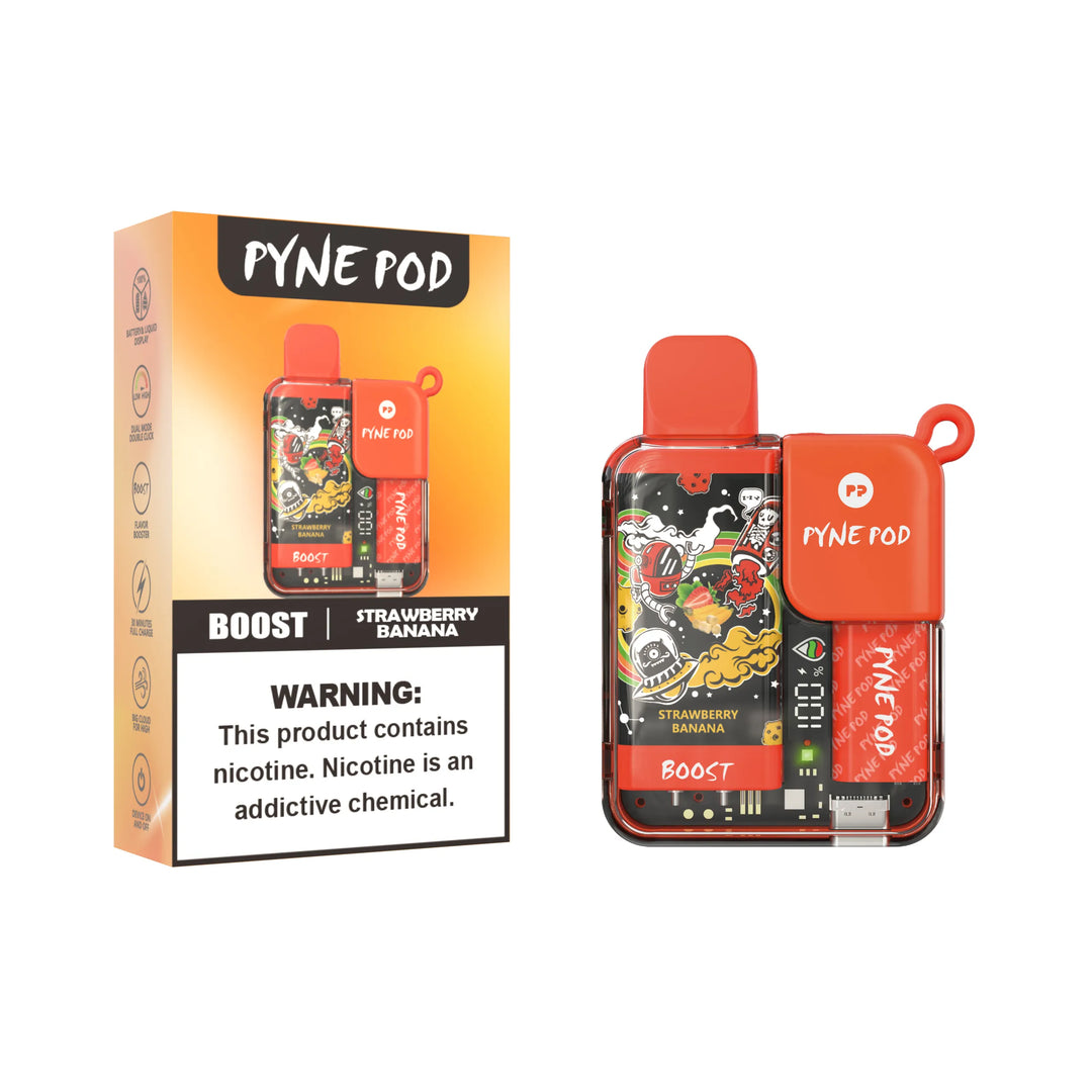 Pyne Pod 8500 Puff Strawberry Banana Disposable Vape