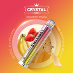 Load image into Gallery viewer, Strawberry Banana SKE Crystal 600 Puff Disposable Vape
