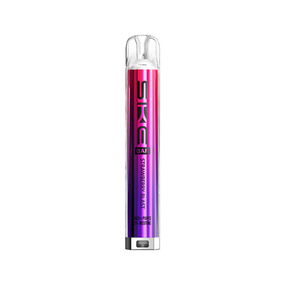 Strawberry Blast Flavour SKE Crystal Bar 600 puff prefilled pod kit