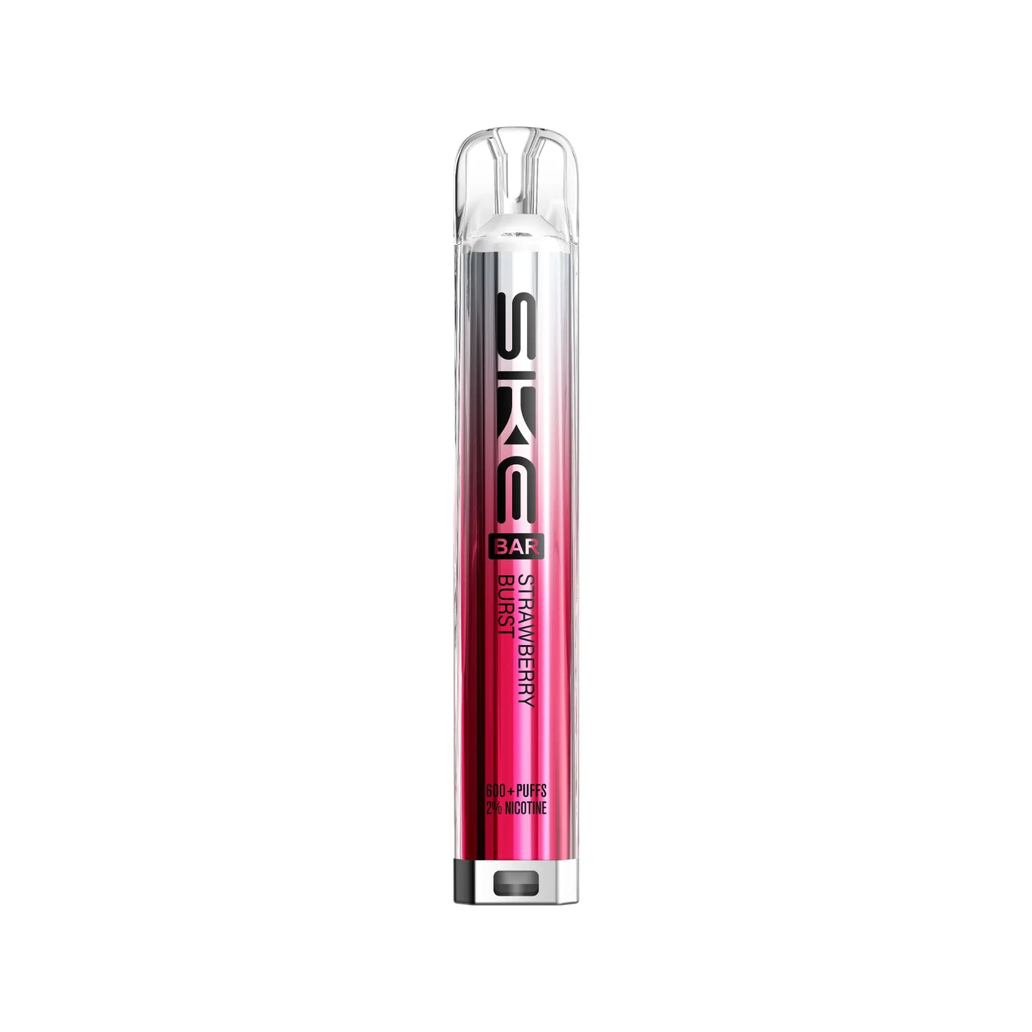 Strawberry Burst Flavour SKE Crystal Bar 600 puff prefilled pod kit