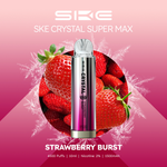 Load image into Gallery viewer, Strawberry Burst SKE Crystal Supermax 4500 Puff Disposable Vape
