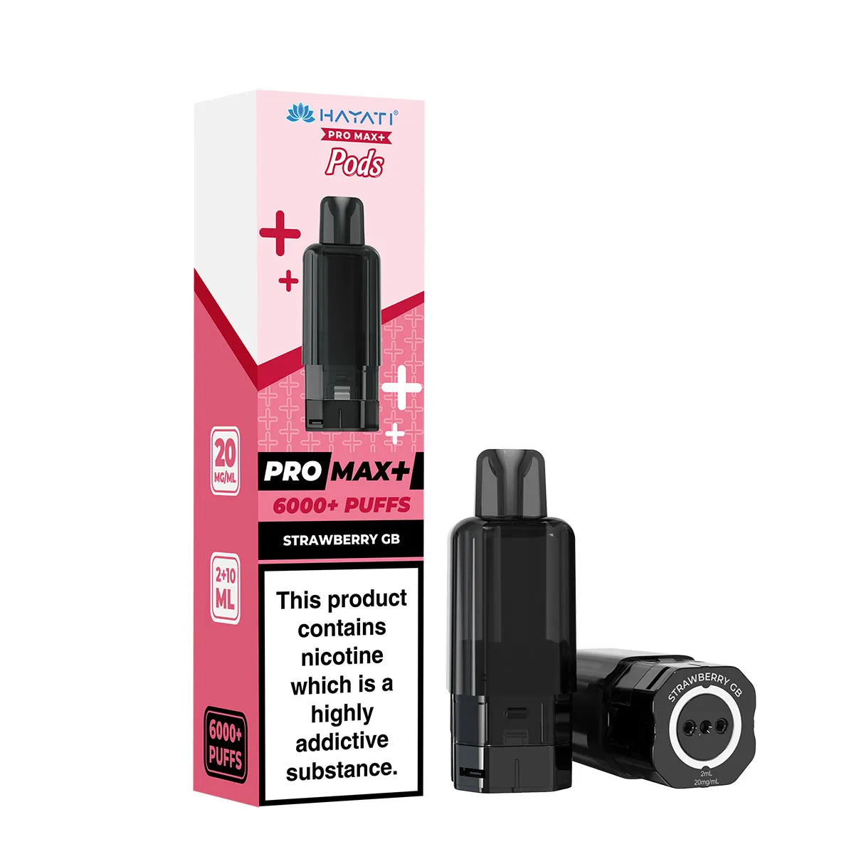 Strawberry Gummy Bear Flavour Hayati Pro Max Plus 6000 Pre-Filled Replacement Pods and Hayati 6000 Refill Pods