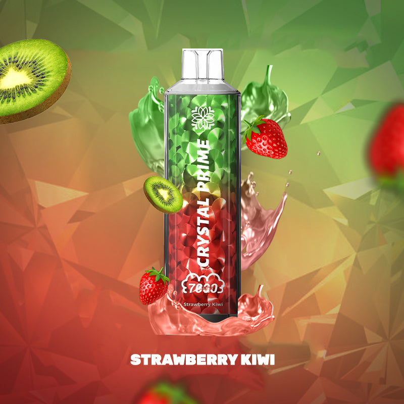 Strawberry Kiwi Crystal Prime 7000 Disposable Vape