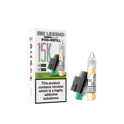 Strawberry Kiwi ENE Legend 15K prefilled pod flavour