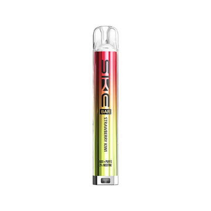 Strawberry Kiwi Flavour SKE Crystal Bar 600 puff prefilled pod kit
