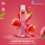 Load image into Gallery viewer, Strawberry Raspberry Ice Hayati Pro Mini 600 Puff Disposable Vape
