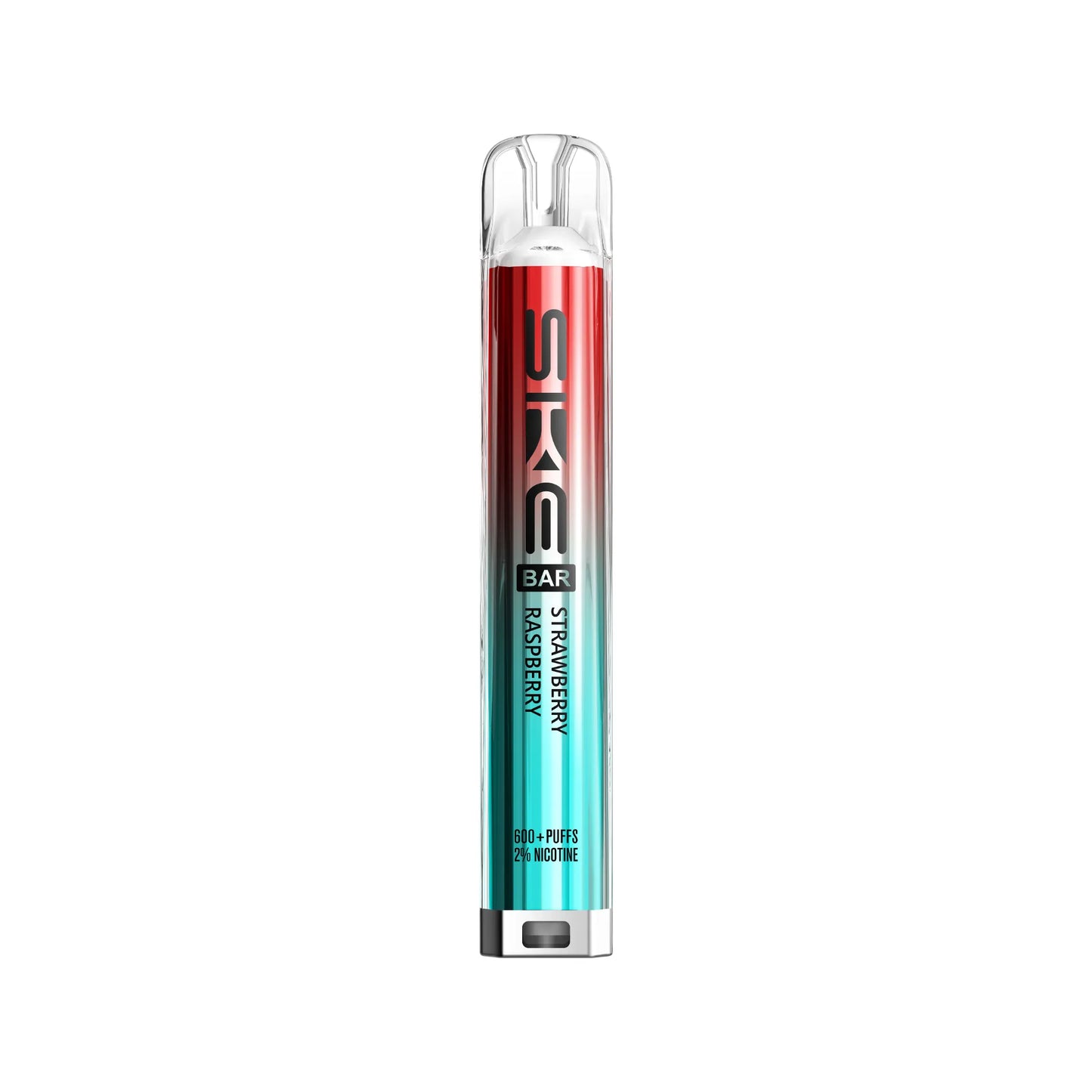 Strawberry Raspberry Flavour SKE Crystal Bar 600 puff prefilled pod kit