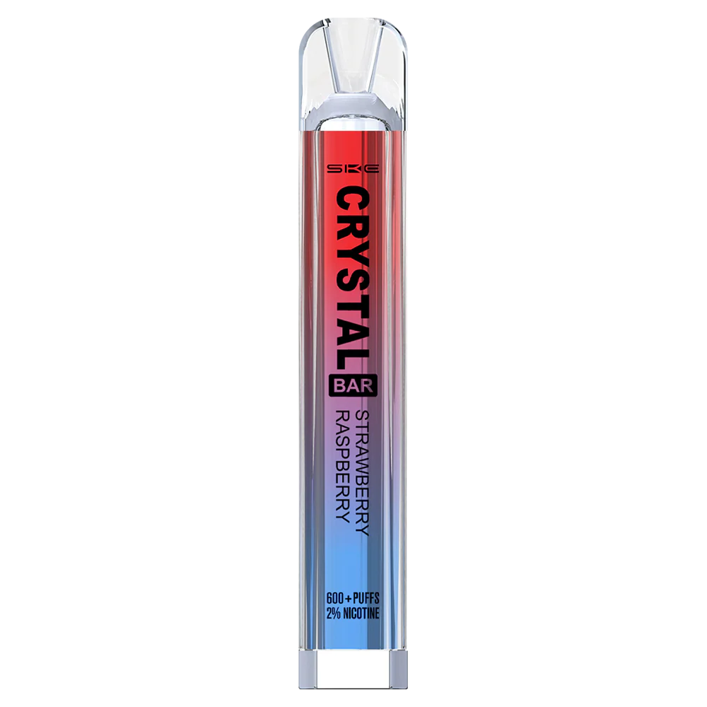 Strawberry Raspberry SKE Crystal 600 Puff Disposable Vape