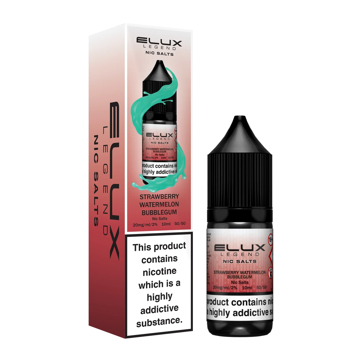 Strawberry Watermelon Bubblegum 20mg Elux Legend Nic Salt (6861576274023)