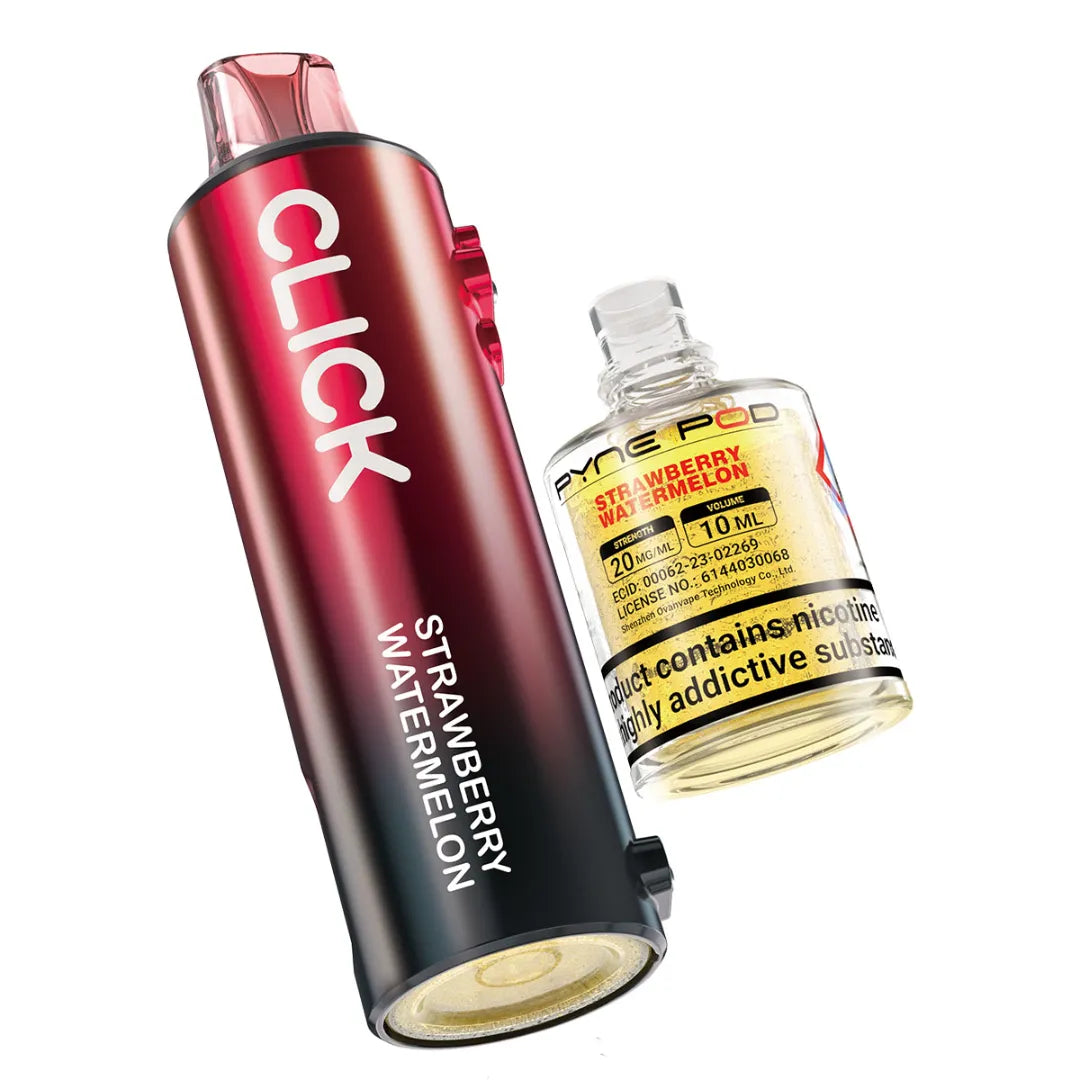Strawberry Watermelon flavour replacement prefilled Pyne Pod Click pod