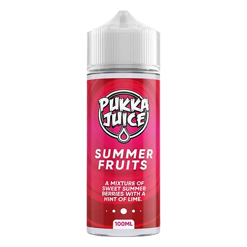 Pukka Juice Summer Fruits E Liquid 100ml Shortfill  70VG/30PG