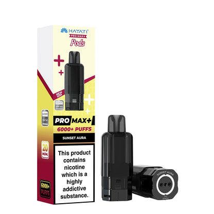 Sunset Aura Flavour Hayati Pro Max Plus 6000 Replacement Pod
