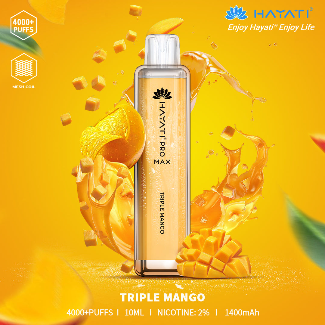 Triple Mango Hayati Pro Max 4000 Puff Disposable Vape