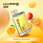 Load image into Gallery viewer, Triple Mango Hyppe 600 Puff Disposable Vape
