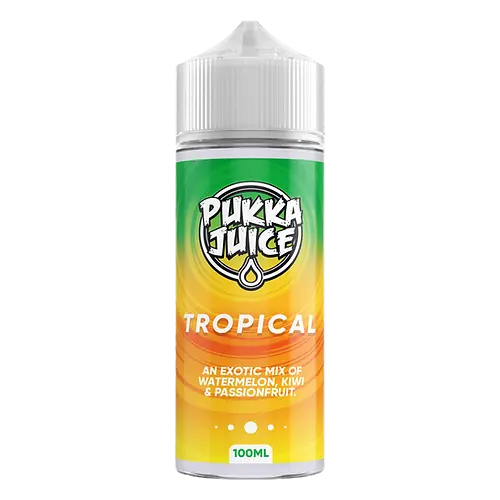 Pukka Juice Tropical E Liquid 100ml Shortfill  70VG/30PG
